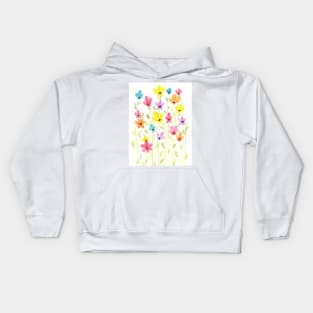 Colorful Flowers Kids Hoodie